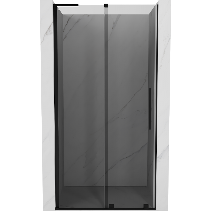 Mexen Velar L sprchové dveře posuvné 90 cm, grafit, černé - 871-090-003-41-70