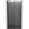 Mexen Velar L sprchové dveře posuvné 110 cm, grafit, černé - 871-110-003-41-70