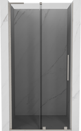 Mexen Velar L posuvné sprchové dveře 120 cm, grafit, kartáčovaný nikl - 871-120-003-41-97