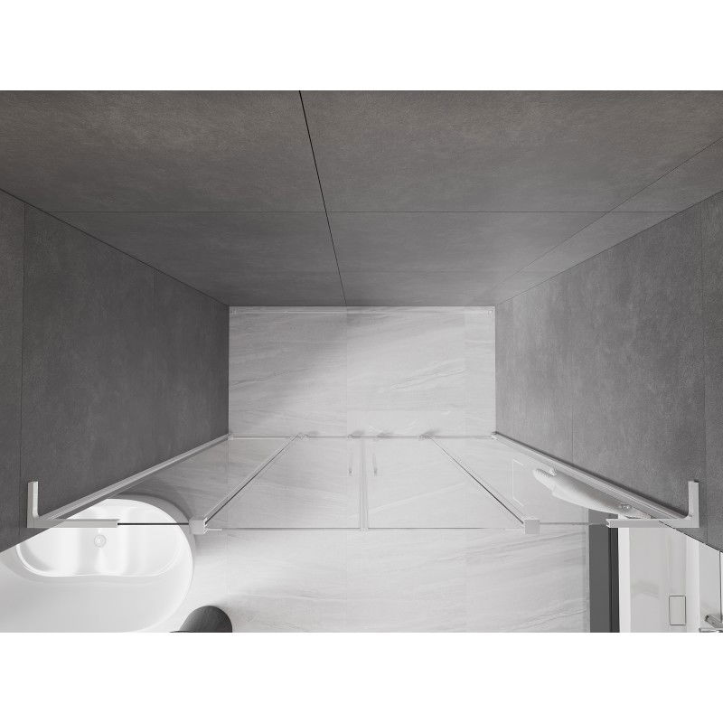 Mexen Velar L Duo posuvné sprchové dveře 170 cm, transparentní, chrom - 871-170-003-02-01