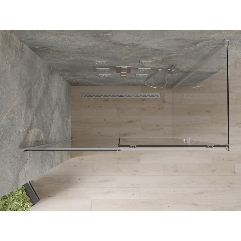 Mexen Omega posuvná sprchová kabina 160 x 80 cm, transparentní, chrom - 825-160-080-01-00