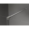 Mexen Velar posuvná sprchová stěna Walk-in 90 x 200 cm, matné sklo 8 mm, kartáčovaný nikl - 871-090-000-33-97