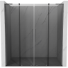 Mexen Velar L Duo sprchové dveře posuvné 170 cm, grafit, gun metal - 871-170-003-42-95