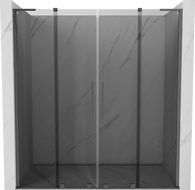 Mexen Velar L Duo sprchové dveře posuvné 170 cm, grafit, gun metal - 871-170-003-42-95