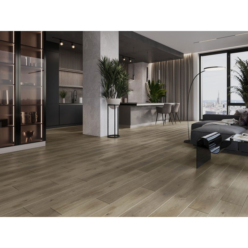 Mexen Perry vzorek vinylových panelů SPC 6,5 mm, podklad IXPE 1,5 mm, 4 V-drážka, Dub - F1021-S