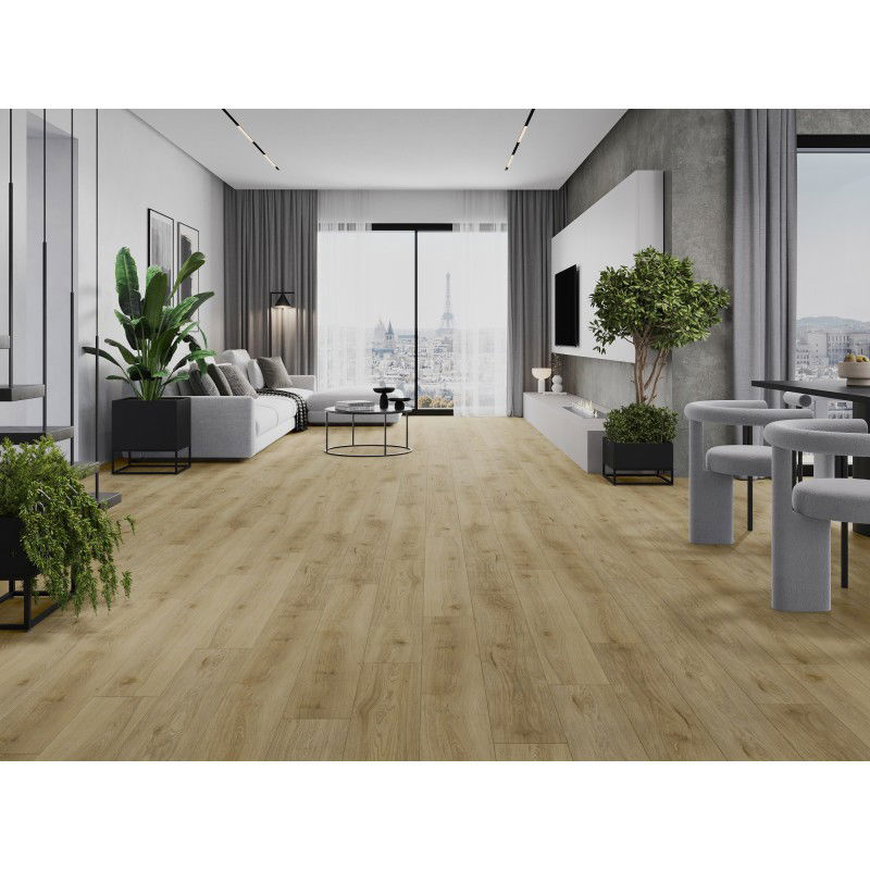 Mexen Charter Oak vzorek vinylových panelů SPC 6,5 mm, podklad IXPE 1,5 mm, 4 V-drážka, Dub - F1022-S