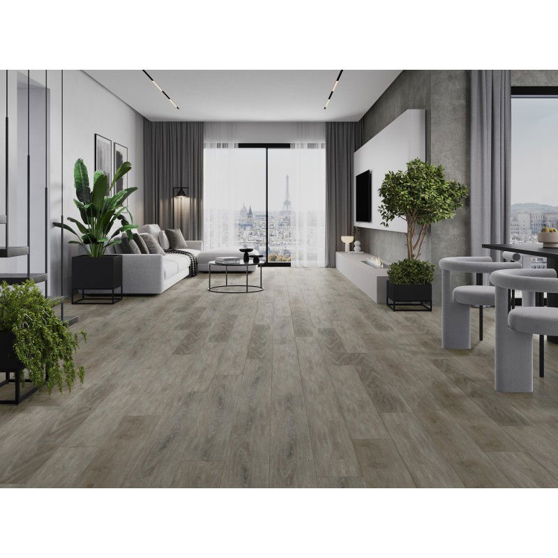 Mexen La Porte vzorek vinylových panelů SPC 6,5 mm, podklad IXPE 1,5 mm, 4 V-drážka, Dub - F1026-S