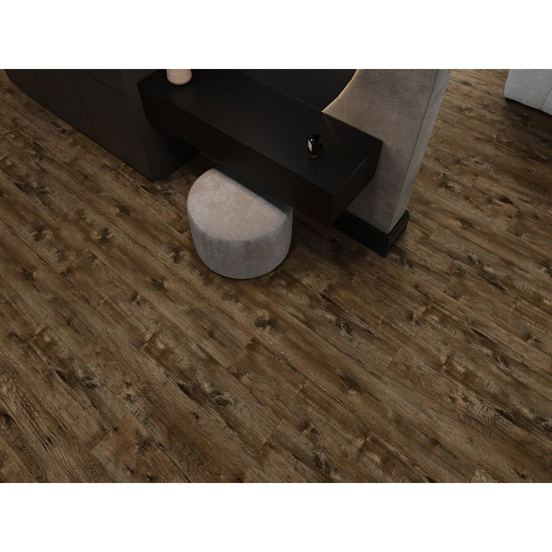 Mexen Orange Beach vzorek SPC vinylových panelů 6,5 mm, podklad IXPE 1,5 mm, 4 V-drážka, Ořech - F1028-S