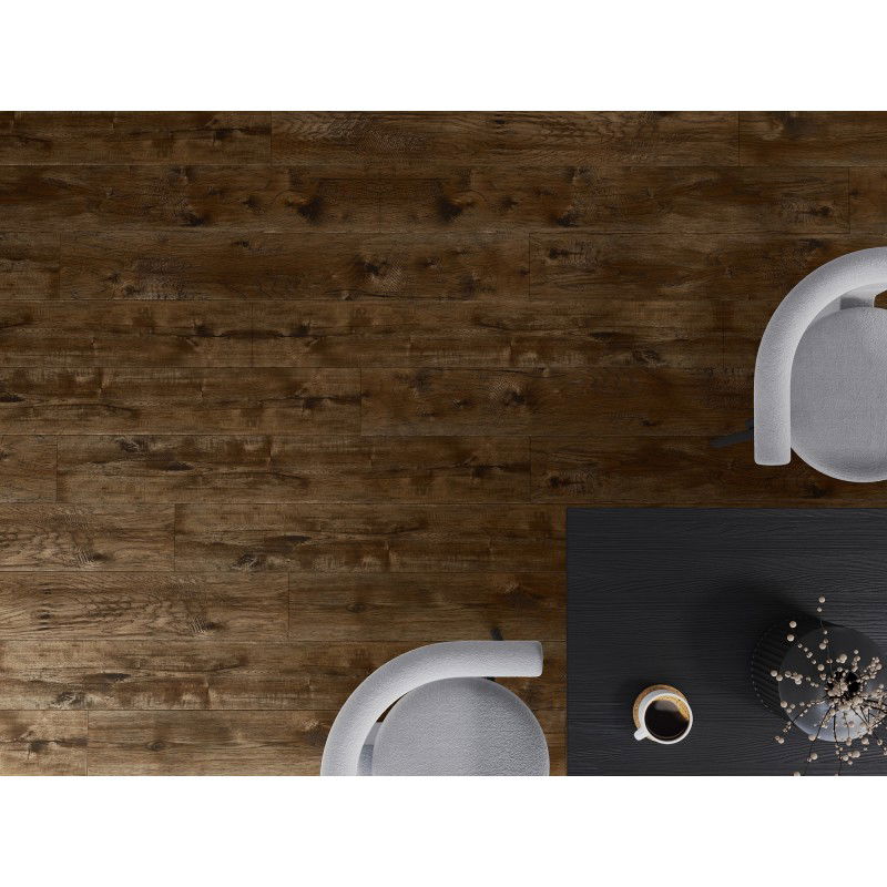 Mexen Mount Vernon vzorek vinylových panelů SPC 6,5 mm, podklad IXPE 1,5 mm, 4 V-drážka, ořech - F1029-S