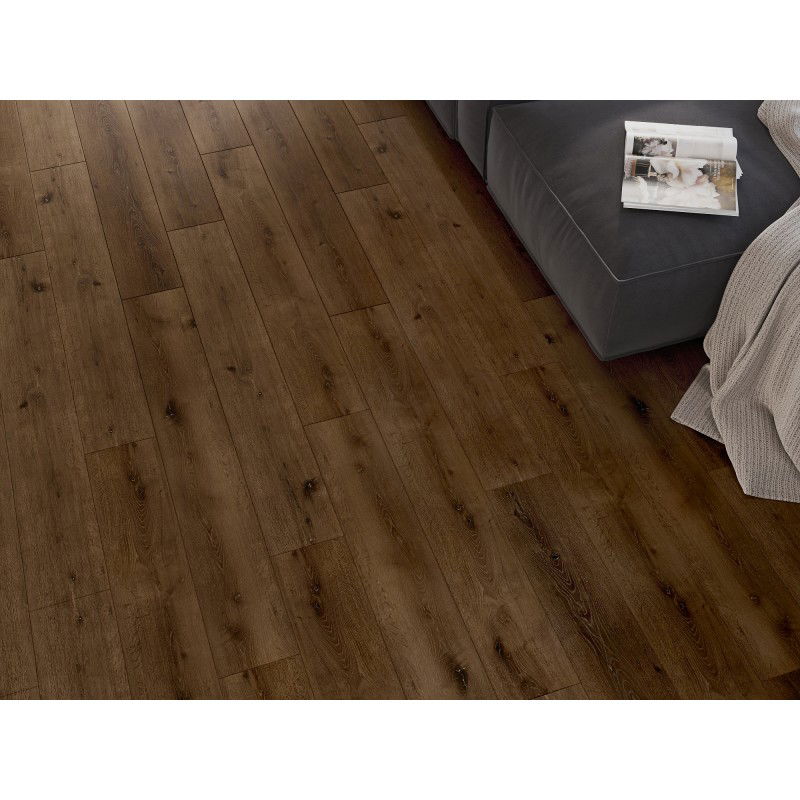 Mexen Strasburg vzorek SPC vinylových panelů 6,5 mm, podložka IXPE 1,5 mm, 4 V-Drážka, Dub - F1033-S