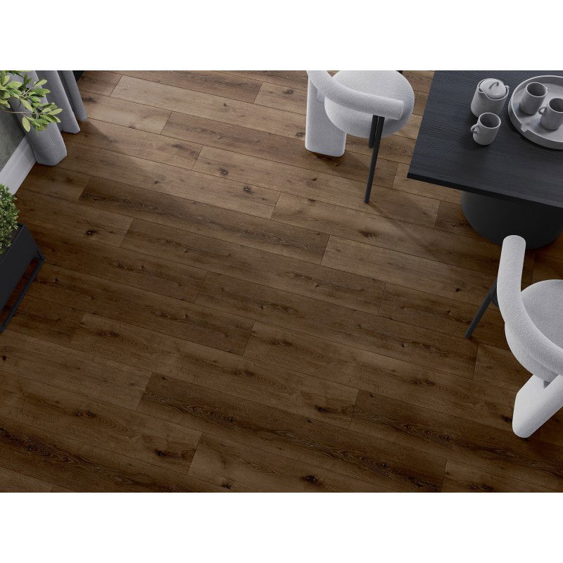 Mexen Strasburg vzorek SPC vinylových panelů 6,5 mm, podložka IXPE 1,5 mm, 4 V-Drážka, Dub - F1033-S