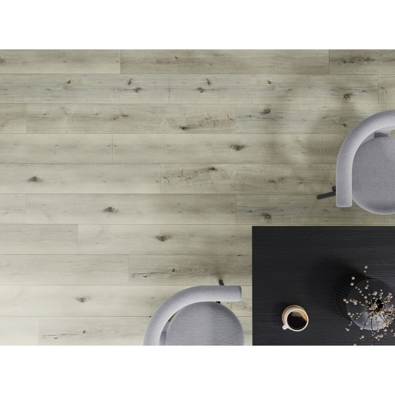 Mexen Silver Lake vzorek vinylových panelů SPC 6,5 mm, podložka IXPE 1,5 mm, 4 V-drážka, Dub - F1034-S