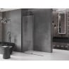 Mexen Velar posuvná sprchová stěna Walk-in 150 x 200 cm, transparentní 8 mm, gun metal - 871-150-000-03-95