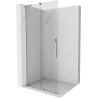 Mexen Velar L posuvná sprchová stěna Walk-in 120 x 200 cm, transparentní 8 mm, chrom - 871-120-003-03-01