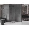 Mexen Velar L posuvná sprchová stěna Walk-in 120 x 200 cm, transparentní 8 mm, gun metal - 871-120-003-03-95