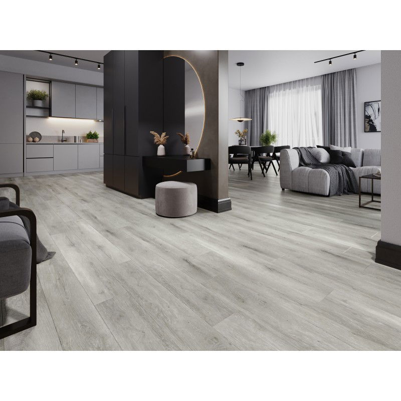 Mexen Boone vzorek vinylových panelů SPC 6,5 mm, podložka IXPE 1,5 mm, 4 V-drážka, Dub - F1054-S