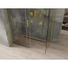 Mexen Omega posuvná sprchová kabina 130 x 70 cm, transparentní, zlatá - 825-130-070-50-00