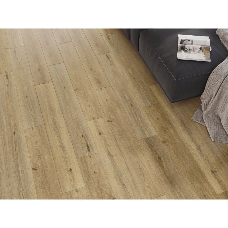 Mexen Sanford vzorek SPC vinylových panelů 6,5 mm, podložka IXPE 1,5 mm, 4 V-drážka, Dub - F1059-S