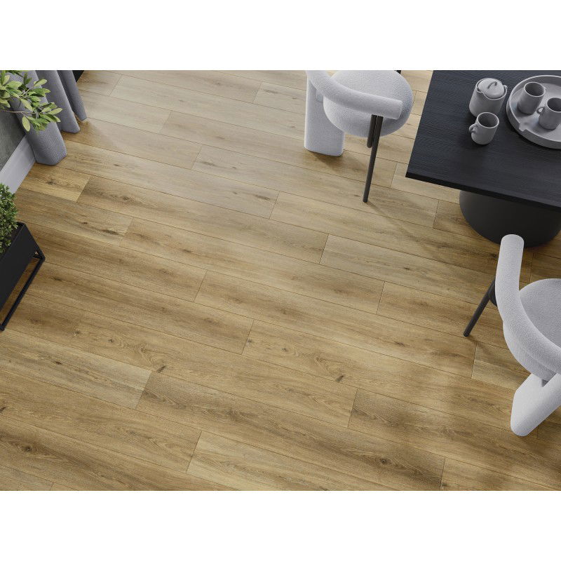 Mexen Sanford vzorek SPC vinylových panelů 6,5 mm, podložka IXPE 1,5 mm, 4 V-drážka, Dub - F1059-S