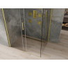 Mexen Omega posuvná sprchová kabina 130 x 80 cm, transparentní, zlatá - 825-130-080-50-00