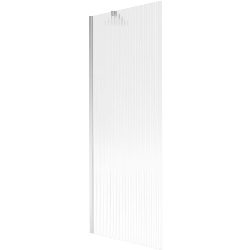 Mexen Next vanová zástěna 1-dílná 70 x 150 cm, proužky, chrom - 895-070-000-00-09-01