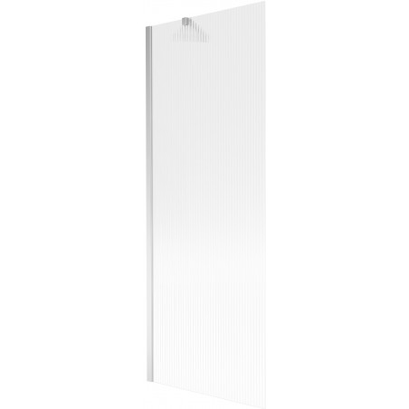 Mexen Next vanová zástěna 1-dílná 70 x 150 cm, proužky, chrom - 895-070-000-00-09-01