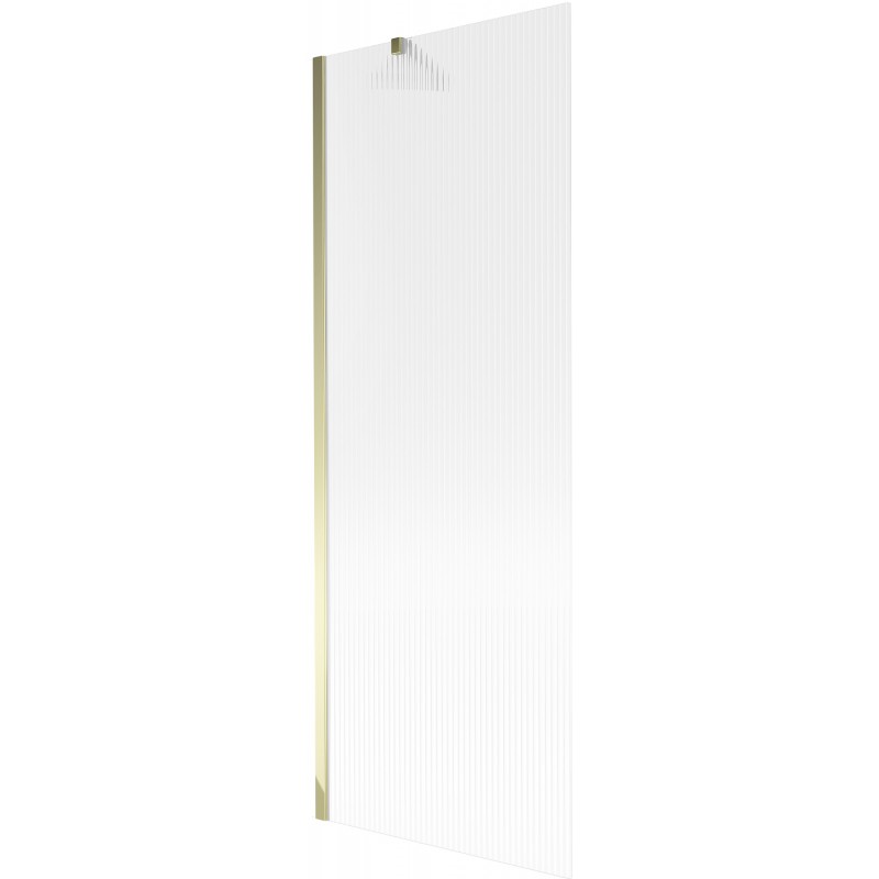 Mexen Next vanová zástěna 1-křídlová 70 x 150 cm, pruhovaná, zlatá - 895-070-000-00-09-50