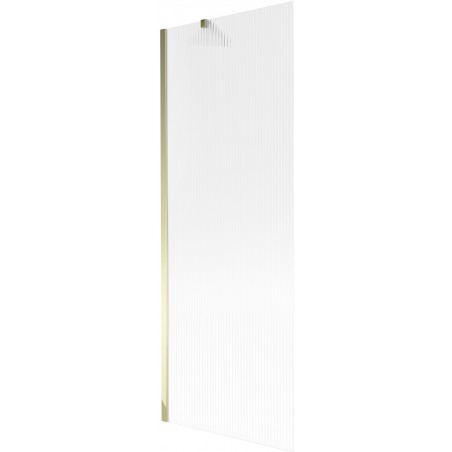 Mexen Next vanová zástěna 1-křídlová 70 x 150 cm, pruhovaná, zlatá - 895-070-000-00-09-50