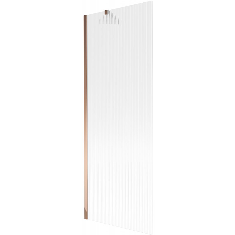 Mexen Next vanová zástěna 1-křídlová 70 x 150 cm, proužkovaná, růžové zlato - 895-070-000-00-09-60