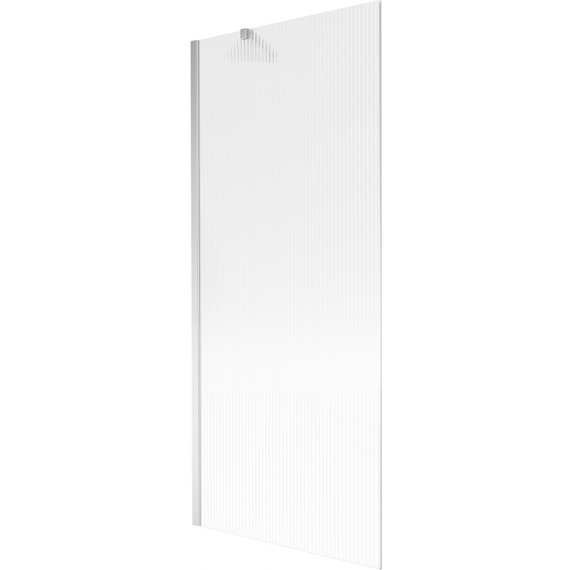 Mexen Next zástěna na vanu 1-křídlová 80 x 150 cm, proužky, chrom - 895-080-000-00-09-01