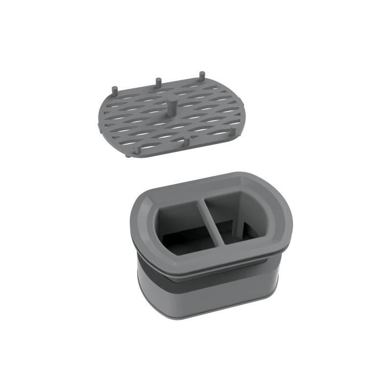 Mexen sifon s filtrem pro otočný liniový odtok, šedý - 1010098