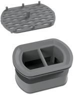 Mexen sifon s filtrem pro otočný liniový odtok, šedý - 1010098