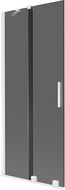 Mexen Velar vanová zástěna dvoukřídlá posuvná 85 x 150 cm, grafit, bílá - 896-085-000-41-20