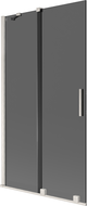 Mexen Velar sprchová zástěna 2-křídlová posuvná 100 x 150 cm, grafitová, kartáčovaný nikl - 896-100-000-41-97