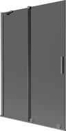 Mexen Velar sprchová zástěna 2křídlová posuvná 120 x 150 cm, grafit, gun metal - 896-120-000-41-95