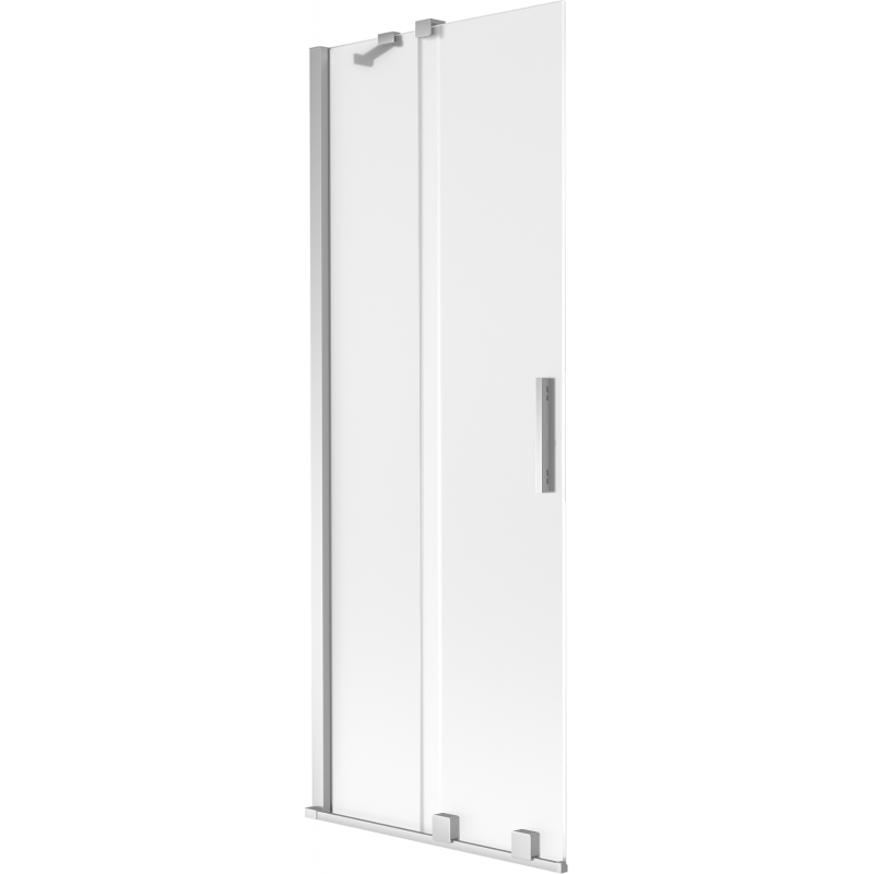 Mexen Velar dvoukřídlá zasouvací vanová zástěna 70 x 150 cm, matné sklo, chrom - 896-070-000-31-01