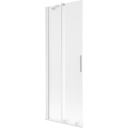 Mexen Velar sprchová zástěna do vany, dvoukřídlá posuvná 70 x 150 cm, matná, bílá - 896-070-000-31-20