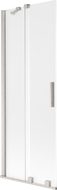 Mexen Velar vanová zástěna 2křídlá posuvná 70 x 150 cm, matná, kartáčovaný nikl - 896-070-000-31-97