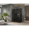Mexen Omega posuvná sprchová kabina 160 x 80 cm, grafit, chrom - 825-160-080-01-40