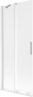 Mexen Velar vanová zástěna dvoukřídlá posuvná 85 x 150 cm, matná, bílá - 896-085-000-31-20