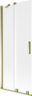 Mexen Velar vanová zástěna 2-křídlová posuvná 85 x 150 cm, matná, zlatá - 896-085-000-31-50