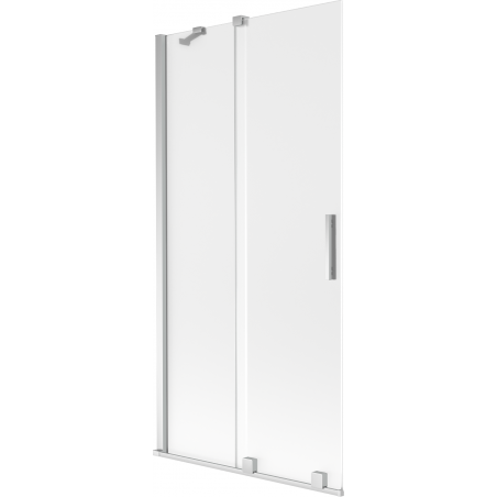 Mexen Velar vanová zástěna 2-křídlová posuvná 90 x 150 cm, mat, chrom - 896-090-000-31-01