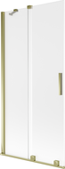 Mexen Velar vanová zástěna 2křídlá posuvná 90 x 150 cm, mat, zlatá - 896-090-000-31-50