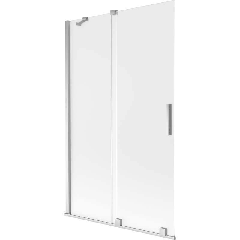 Mexen Velar vana zástěna 2-křídlová posuvná 110 x 150 cm, matná, chrom - 896-110-000-31-01