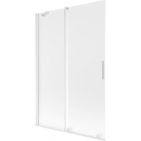 Mexen Velar vanaová zástěna 2-křídlová posuvná 120 x 150 cm, mat, bílá - 896-120-000-31-20