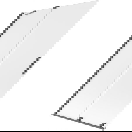 Mexen Velar sprchová zástěna 2-křídlová posuvná 120 x 150 cm, mražené, gun gray kartáčovaný - 896-120-000-31-66