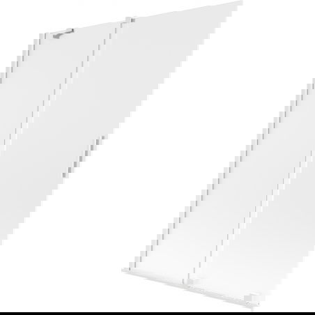 Mexen Velar vanová zástěna dvoukřídlá posuvná 130 x 150 cm, matná, bílá - 896-130-000-31-20