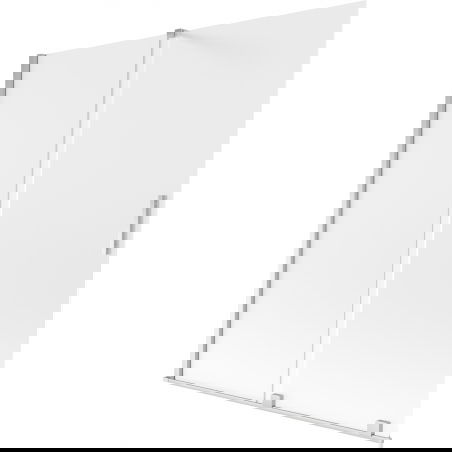 Mexen Velar vanová zástěna 2-křídlová posuvná 150 x 150 cm, matná, chrom - 896-150-000-31-01