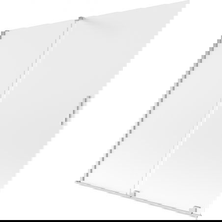 Mexen Velar vanová zástěna 2-dílná posuvná 170 x 150 cm, matná, chrom - 896-170-000-31-01