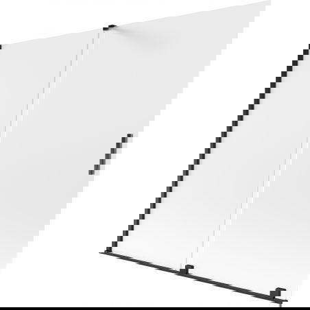 Mexen Velar vana paravan 2-křídlý posuvný 180 x 150 cm, matný, černý - 896-180-000-31-70